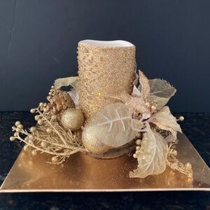 Valerie Parr Hill 2 Battery Operated Flameless Candle Sets/Rings/Trays/WAS $60